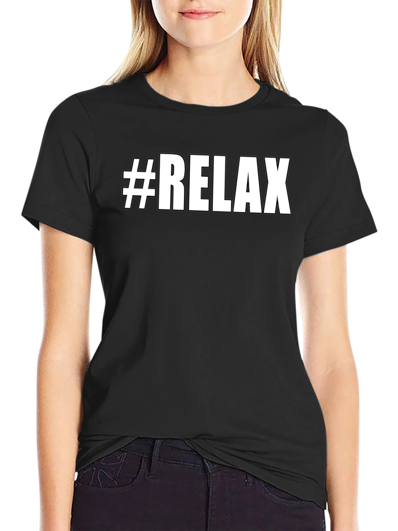 #Relax Graphic T-Shirt - Comfortable Casual Wear