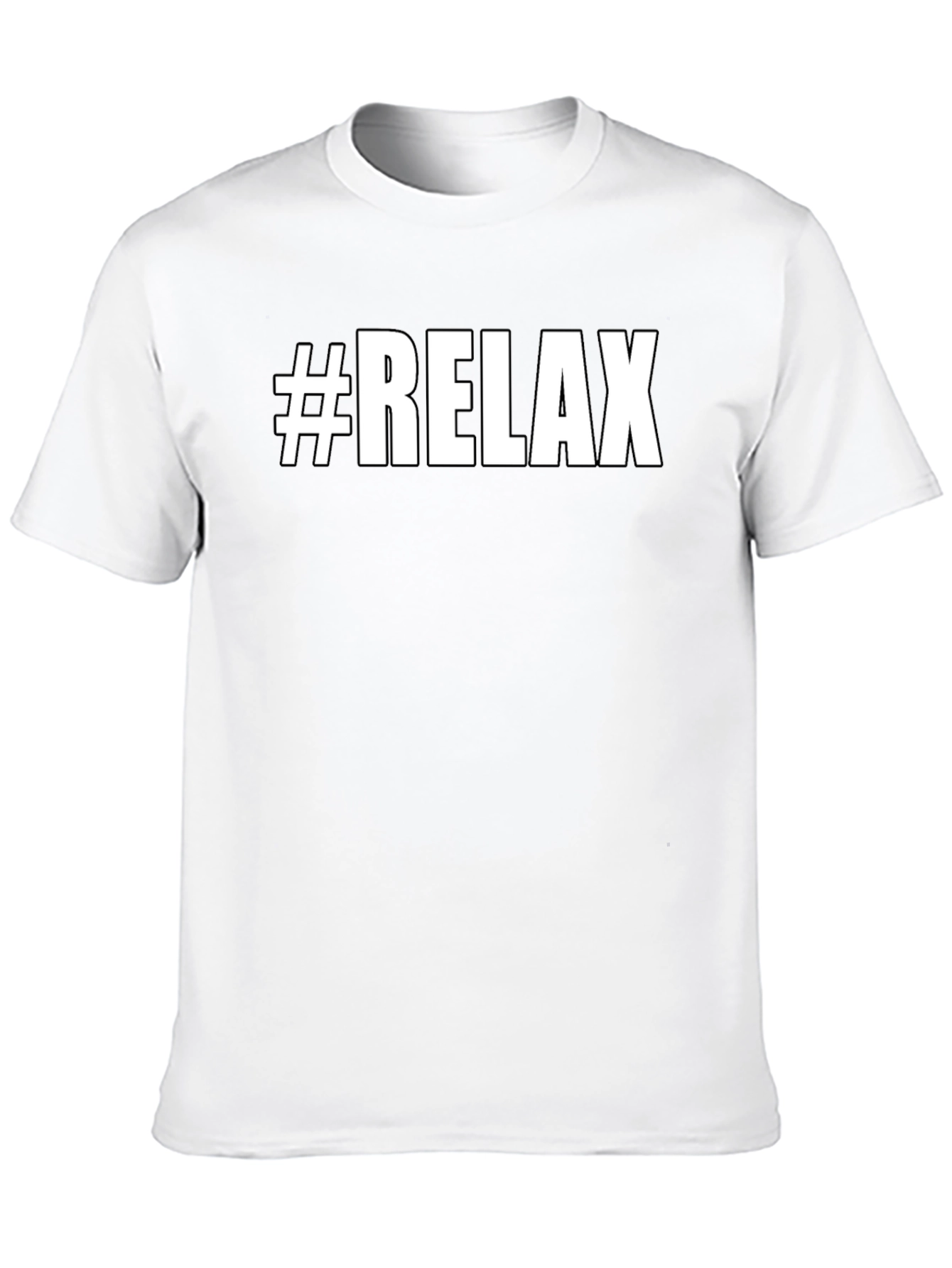 #Relax Graphic T-Shirt - Comfortable Casual Wear