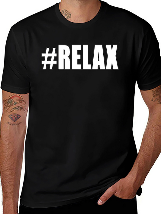 #Relax Graphic T-Shirt - Comfortable Casual Wear