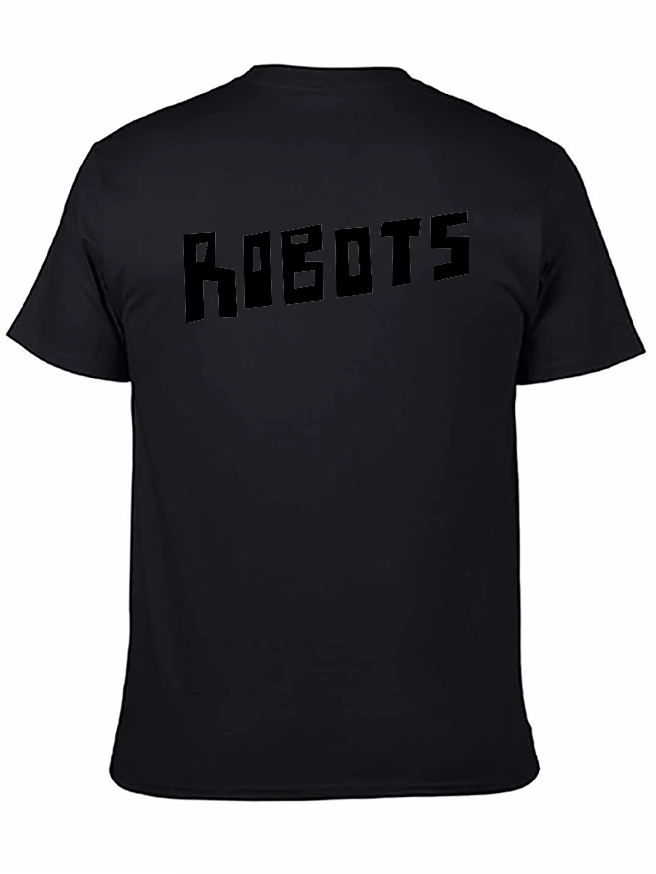 Robots Graphic Tee - Classic Black T-Shirt