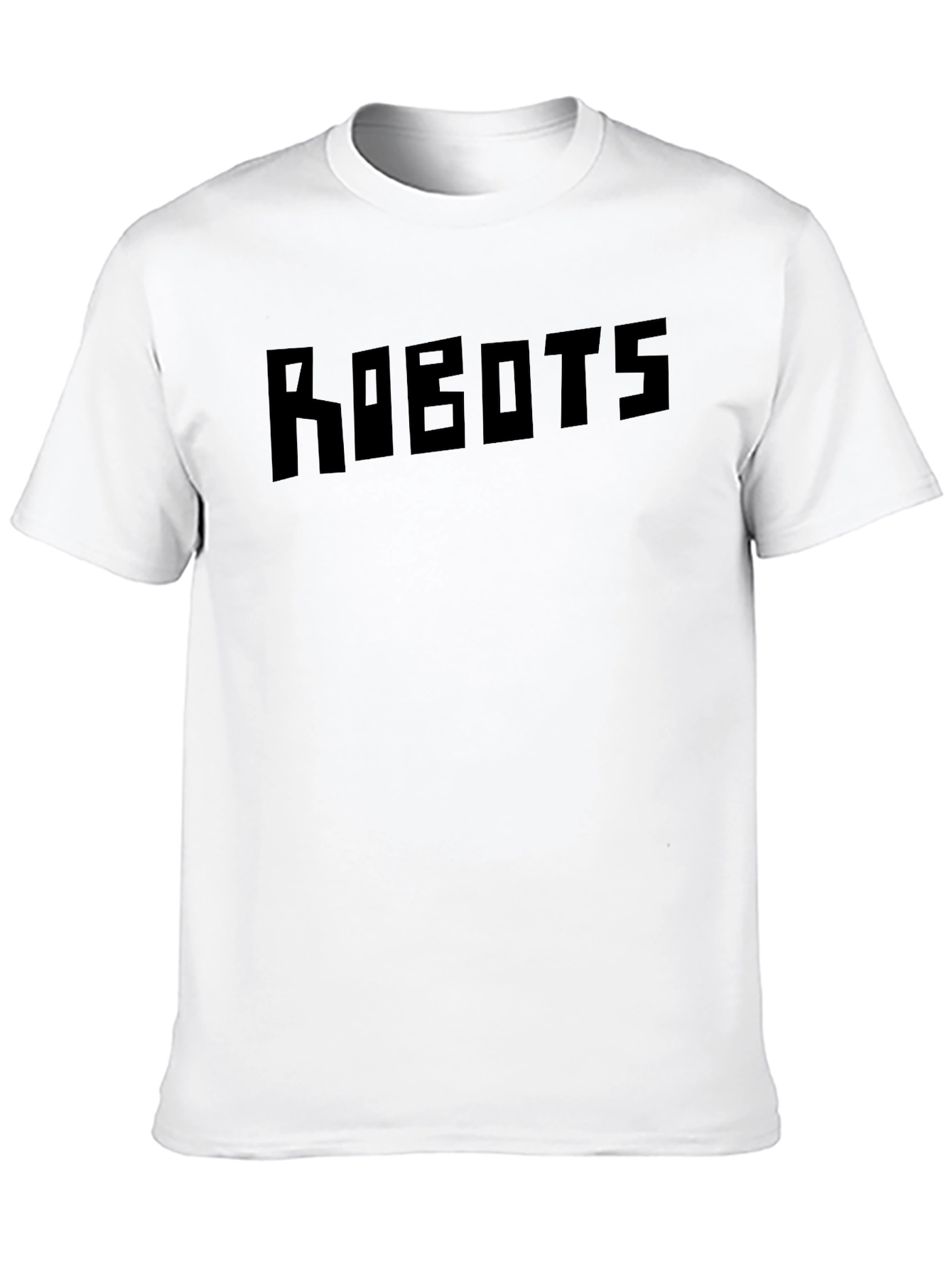 Robots Graphic Tee - Classic Black T-Shirt