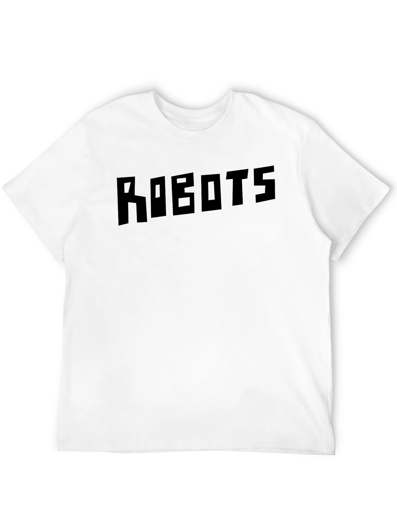 Robots Graphic Tee - Classic Black T-Shirt