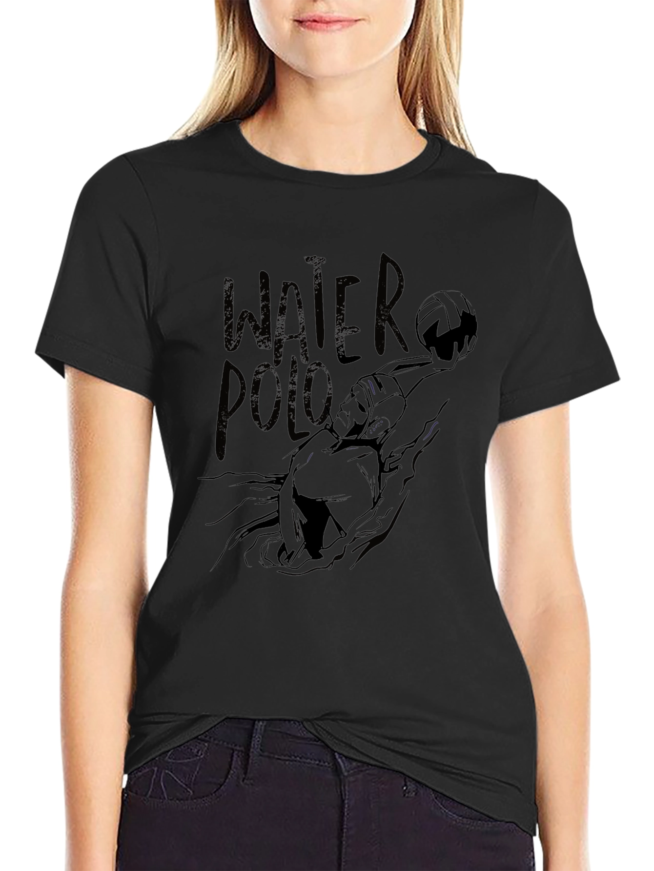 Water Polo Graphic T-Shirt - Cool Sports Design