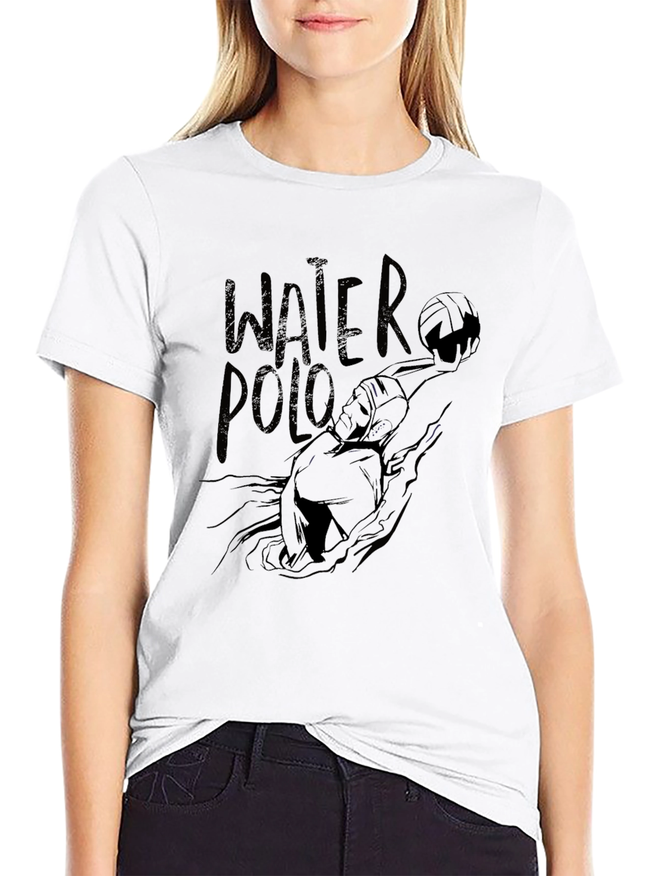 Water Polo Graphic T-Shirt - Cool Sports Design