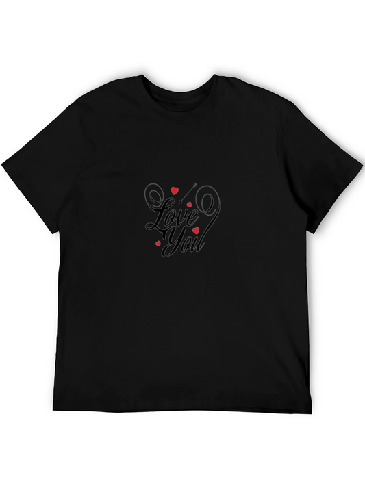 Love You Black T-Shirt