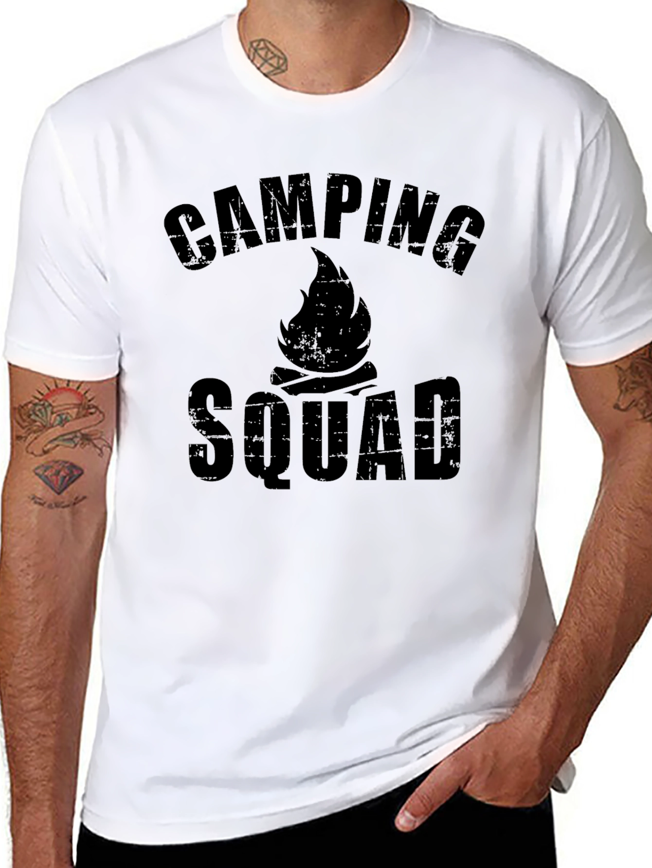 Camping Squad Graphic Tee - Adventure Ready!
