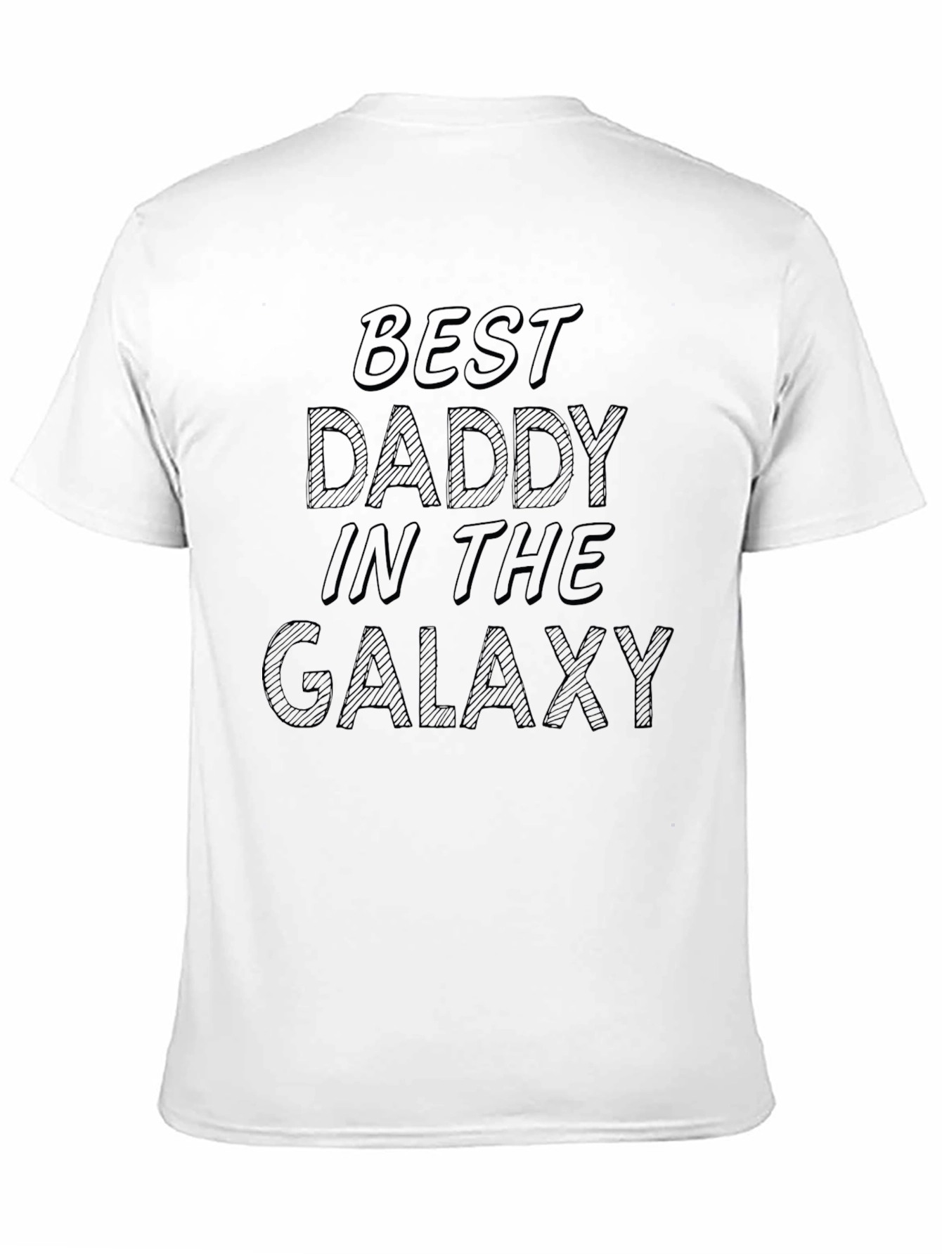 Best Daddy in the Galaxy Black T-Shirt