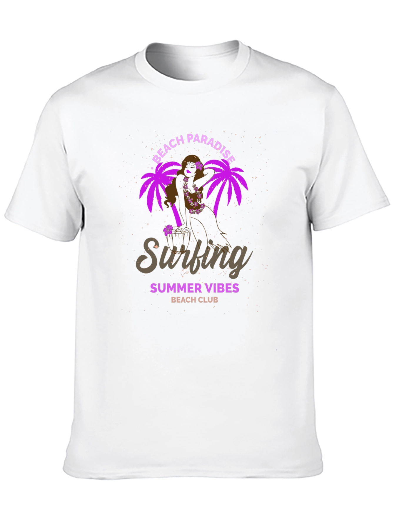 Beach Paradise Surfing Tee - Summer Vibes