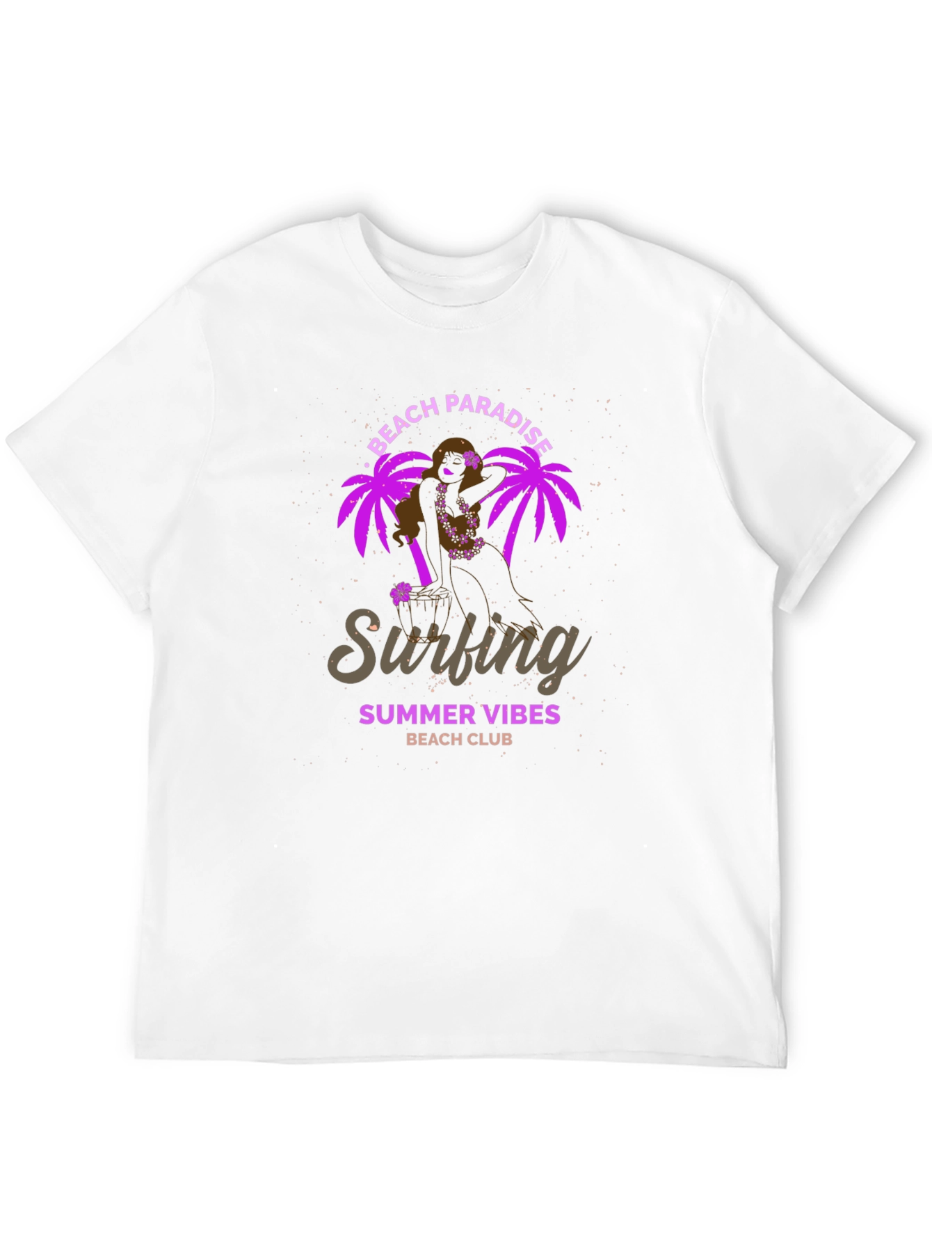 Beach Paradise Surfing Tee - Summer Vibes
