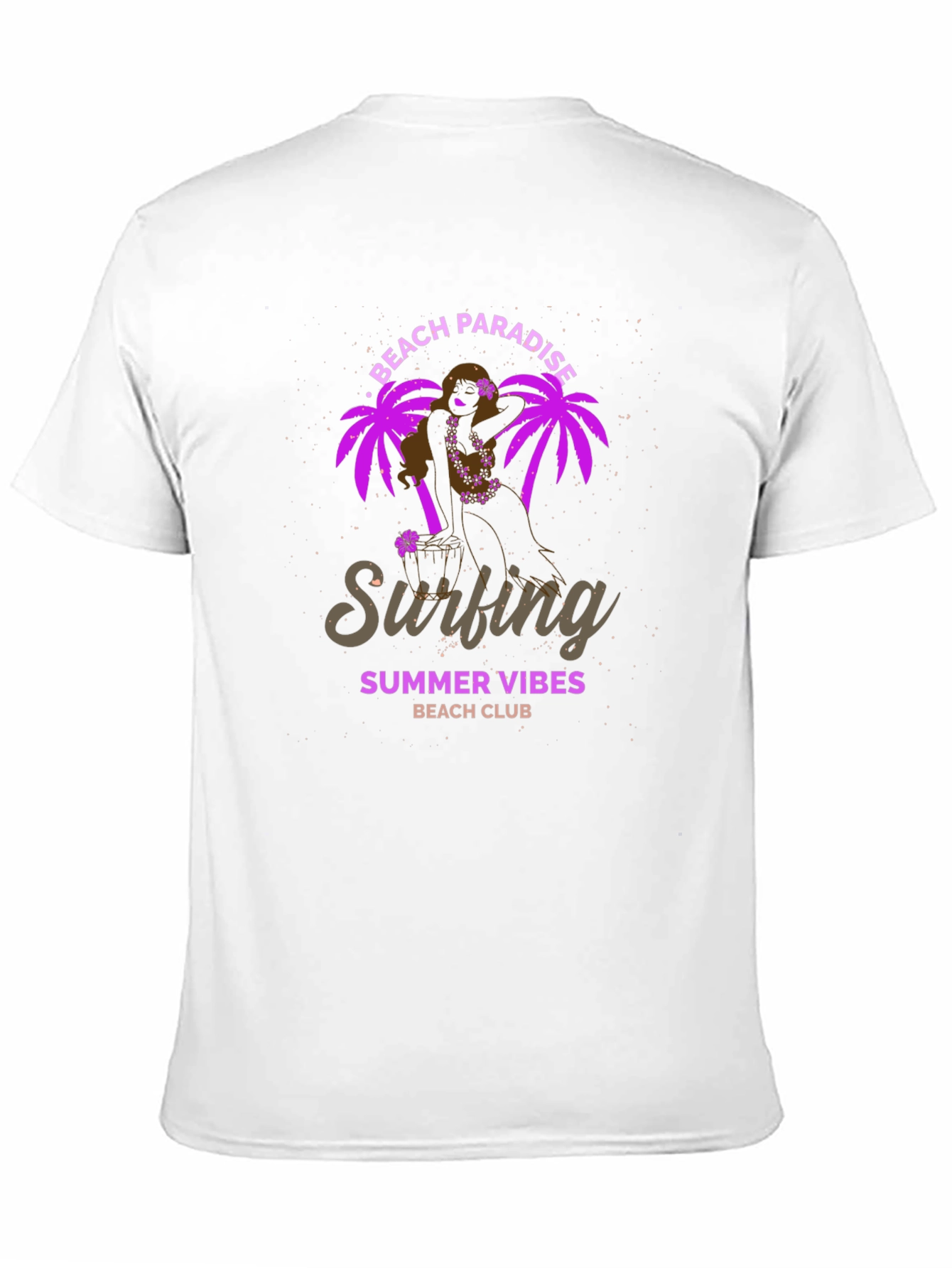 Beach Paradise Surfing Tee - Summer Vibes