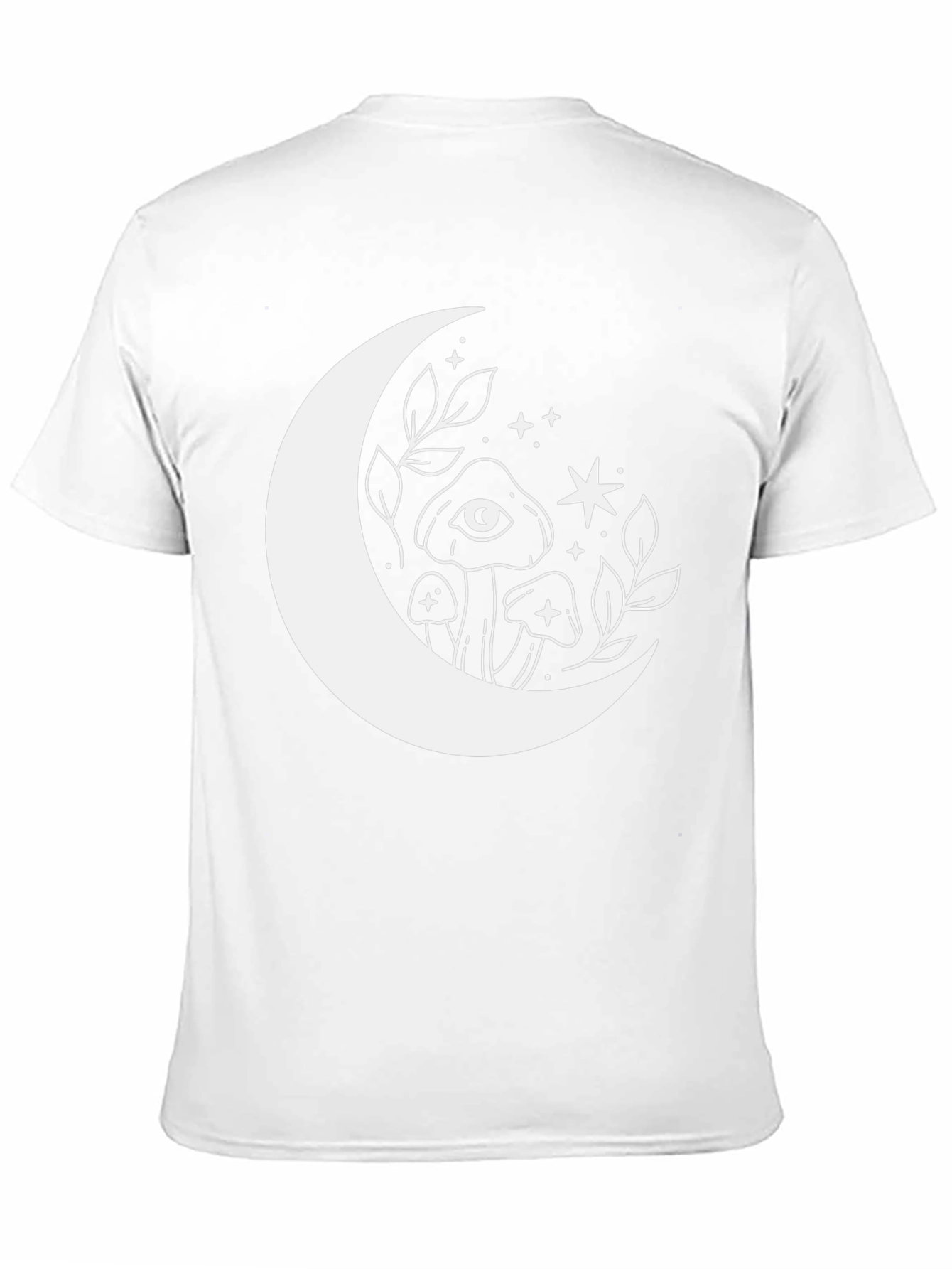 Mystic Moon Mushroom Graphic T-Shirt
