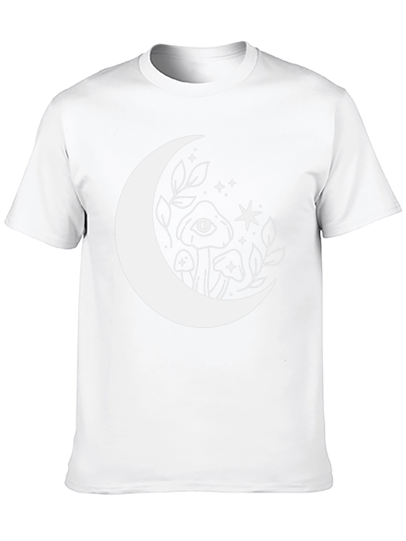 Mystic Moon Mushroom Graphic T-Shirt