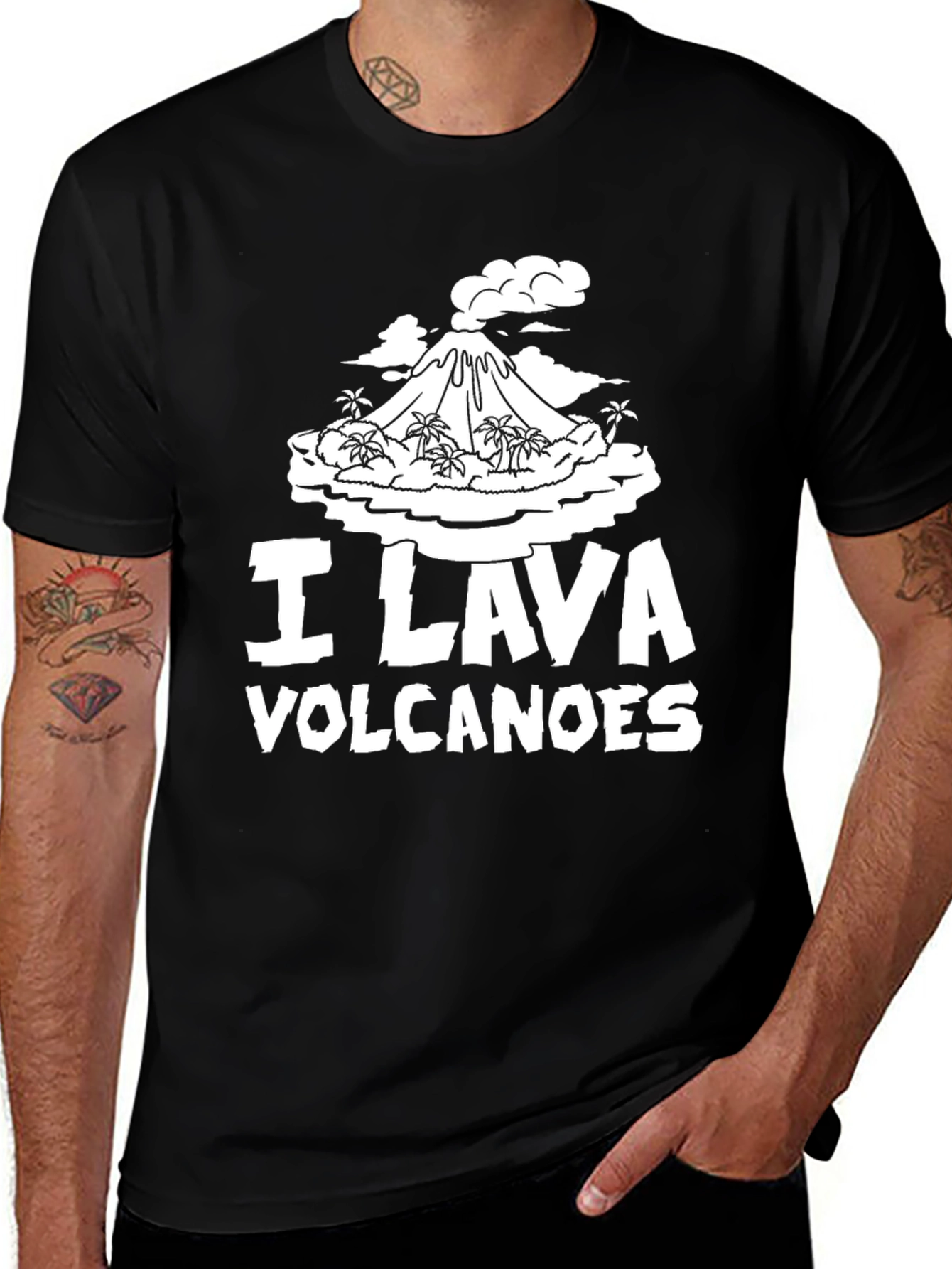 I Lava Volcanoes T-Shirt - Funny Volcano Tee