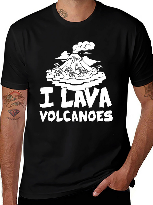 I Lava Volcanoes T-Shirt - Funny Volcano Tee