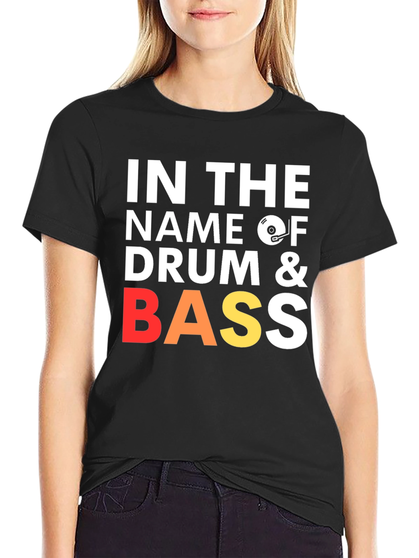 Drum & Bass Graphic T-Shirt - Music Lover Tee