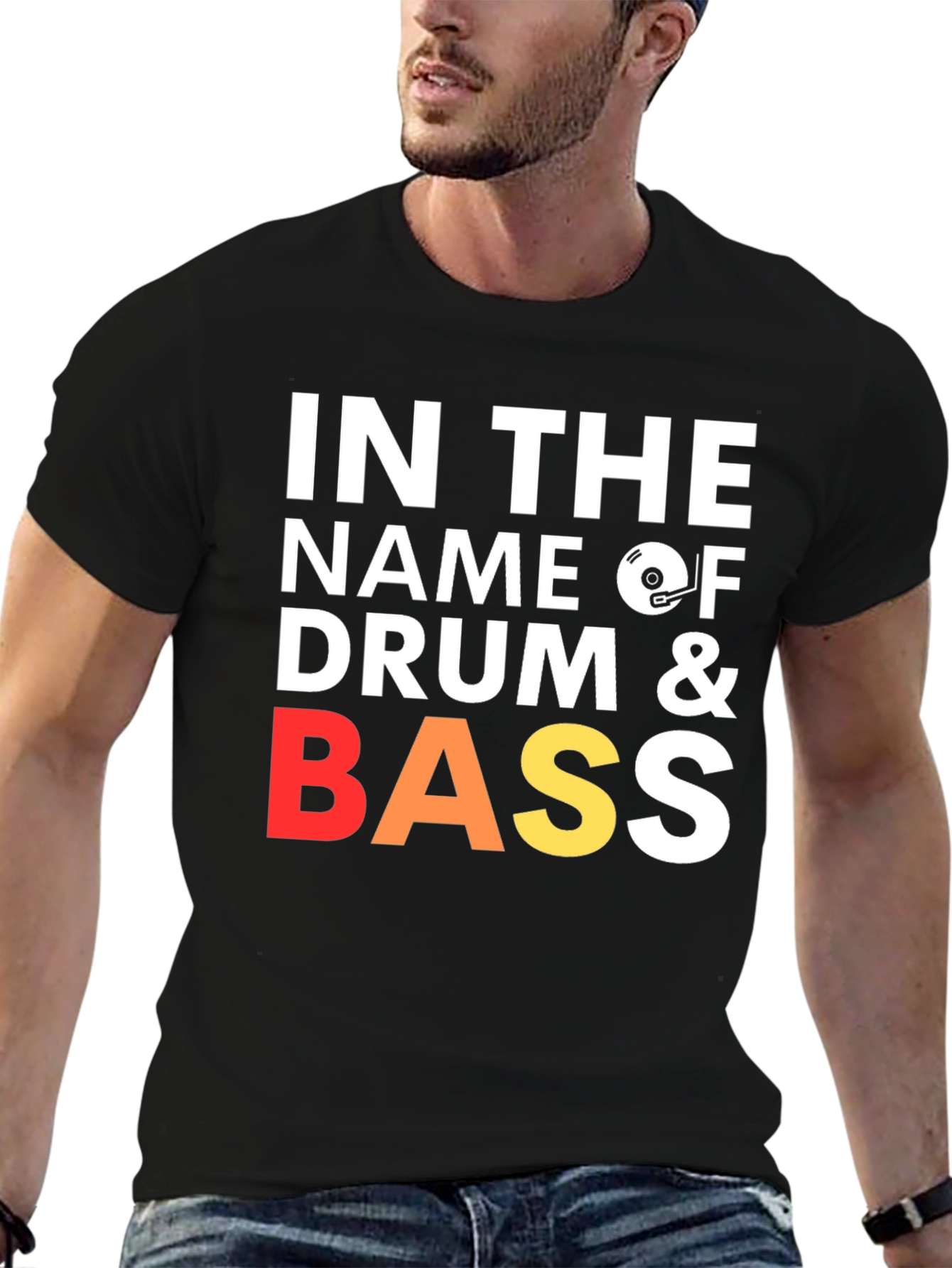 Drum & Bass Graphic T-Shirt - Music Lover Tee