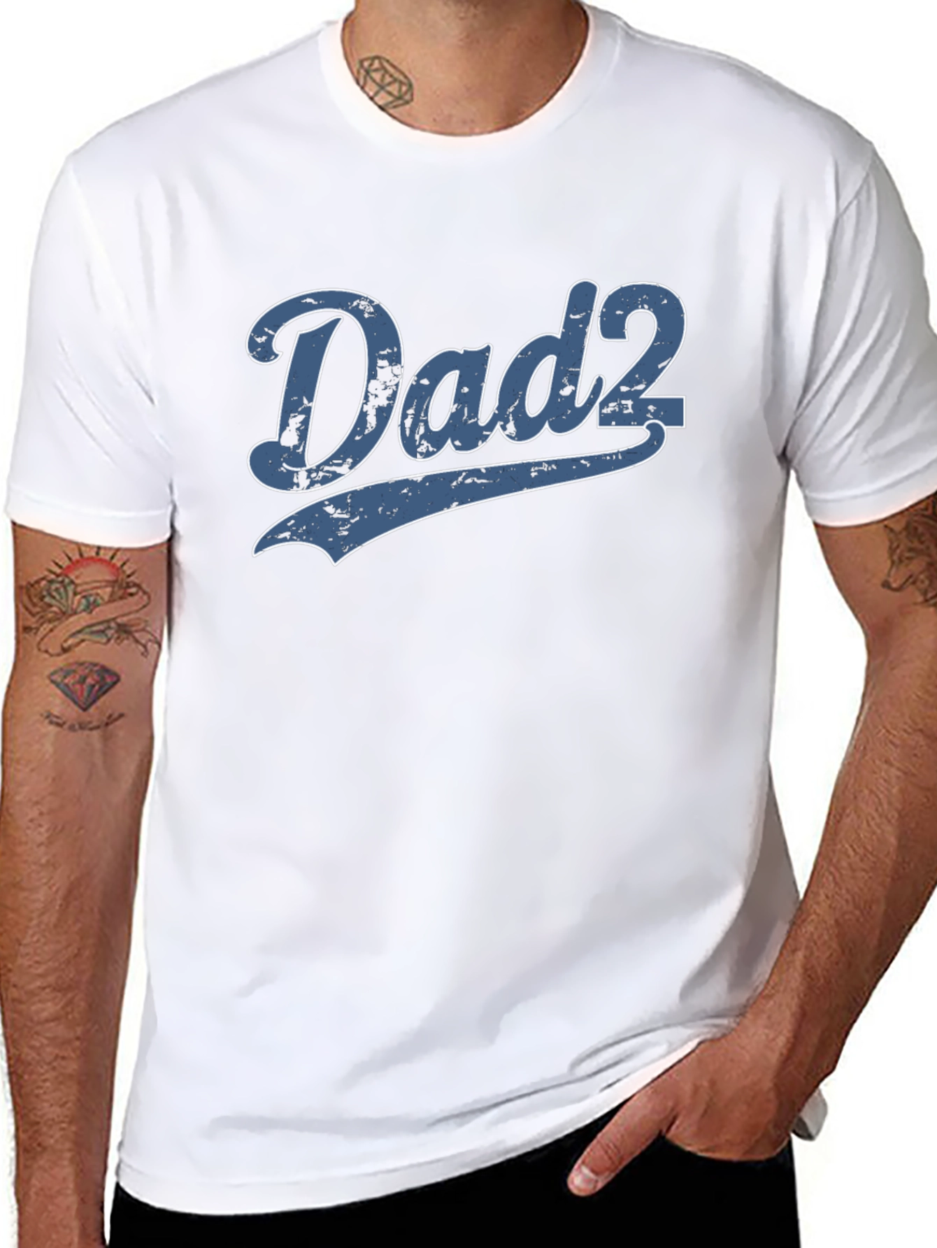 Dad 2 T-Shirt - Cool Fathers Day Tee