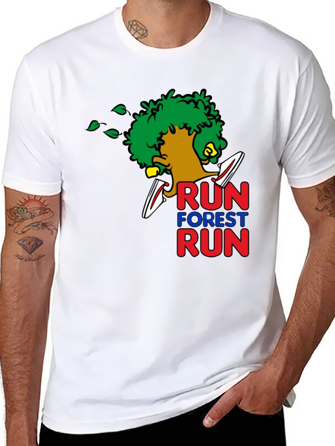 Run Forest Run Graphic T-Shirt