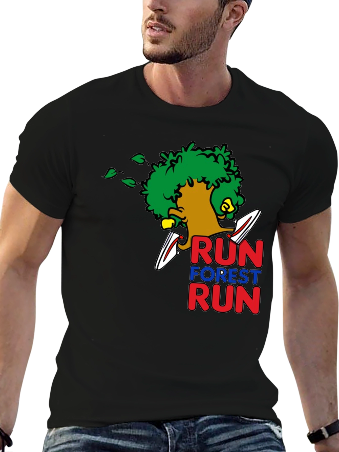 Run Forest Run Graphic T-Shirt