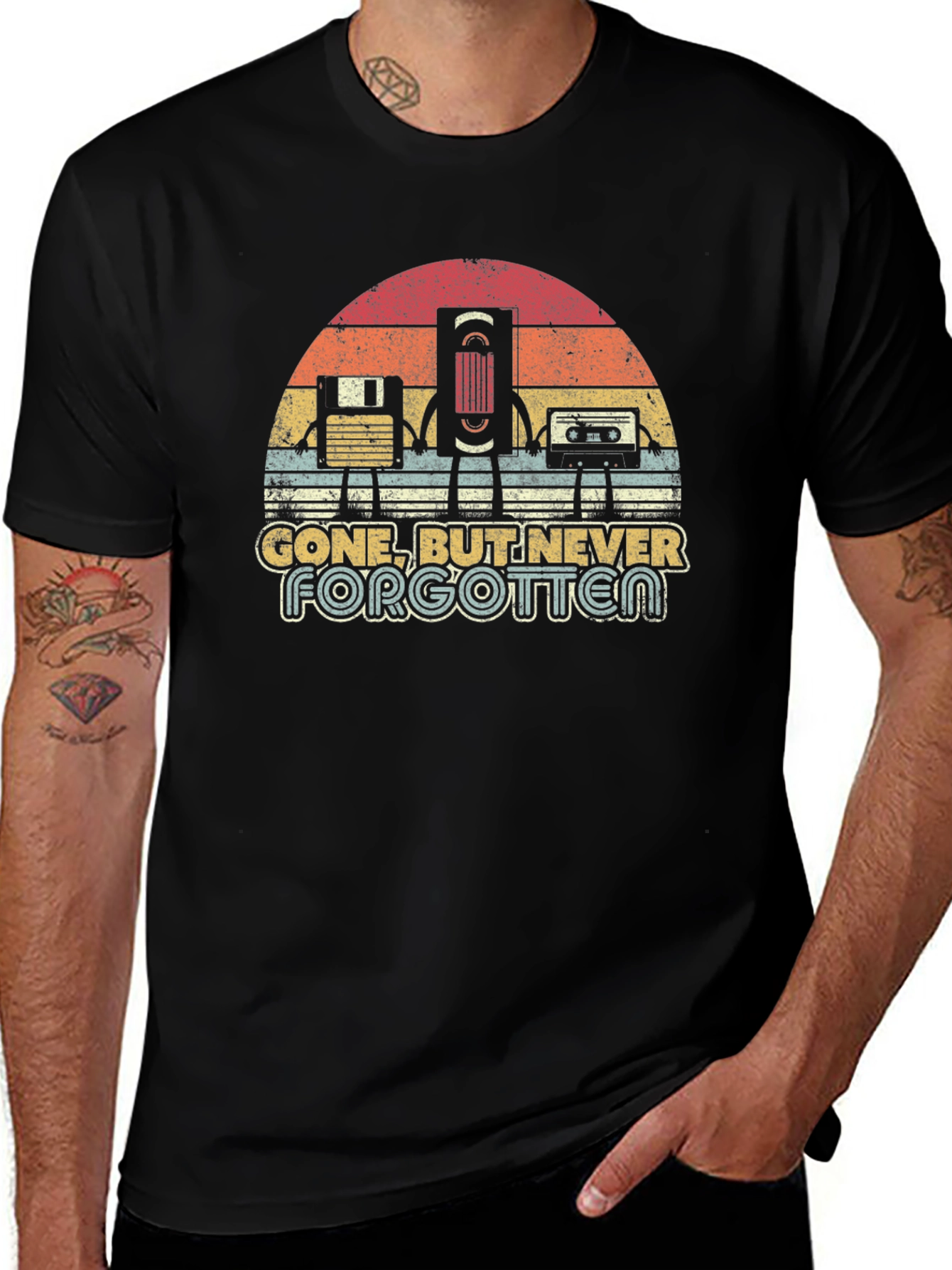 Gone But Never Forgotten Retro Graphic T-Shirt
