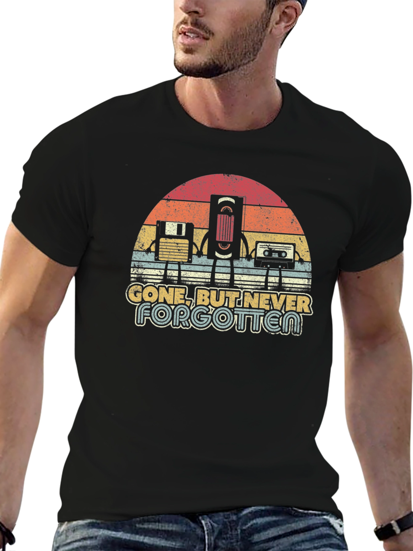 Gone But Never Forgotten Retro Graphic T-Shirt