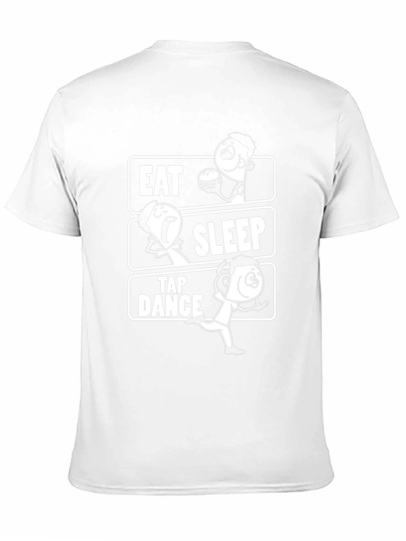 Eat Sleep Tap Dance Black Graphic T-Shirt