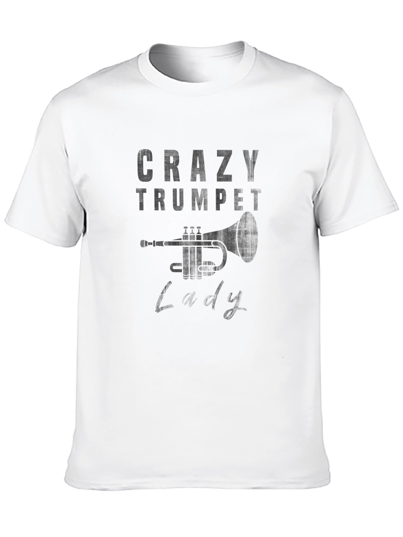 Crazy Trumpet Lady T-Shirt - Musician Tee