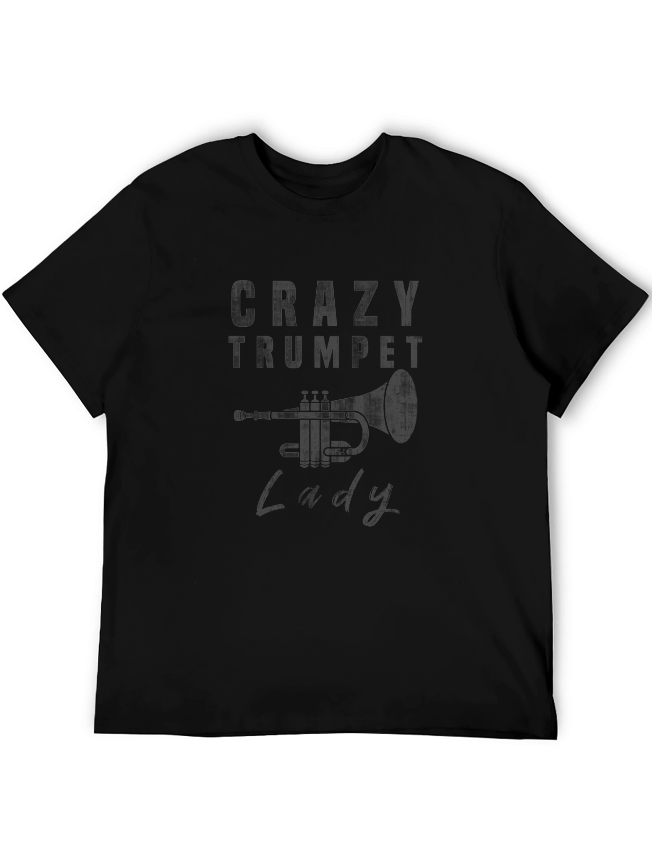 Crazy Trumpet Lady T-Shirt - Musician Tee