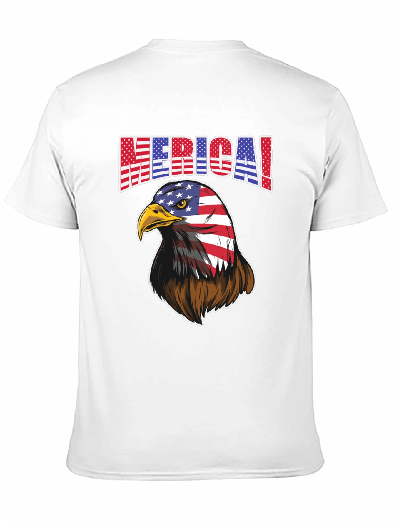 Patriotic Eagle Graphic T-Shirt - American Pride
