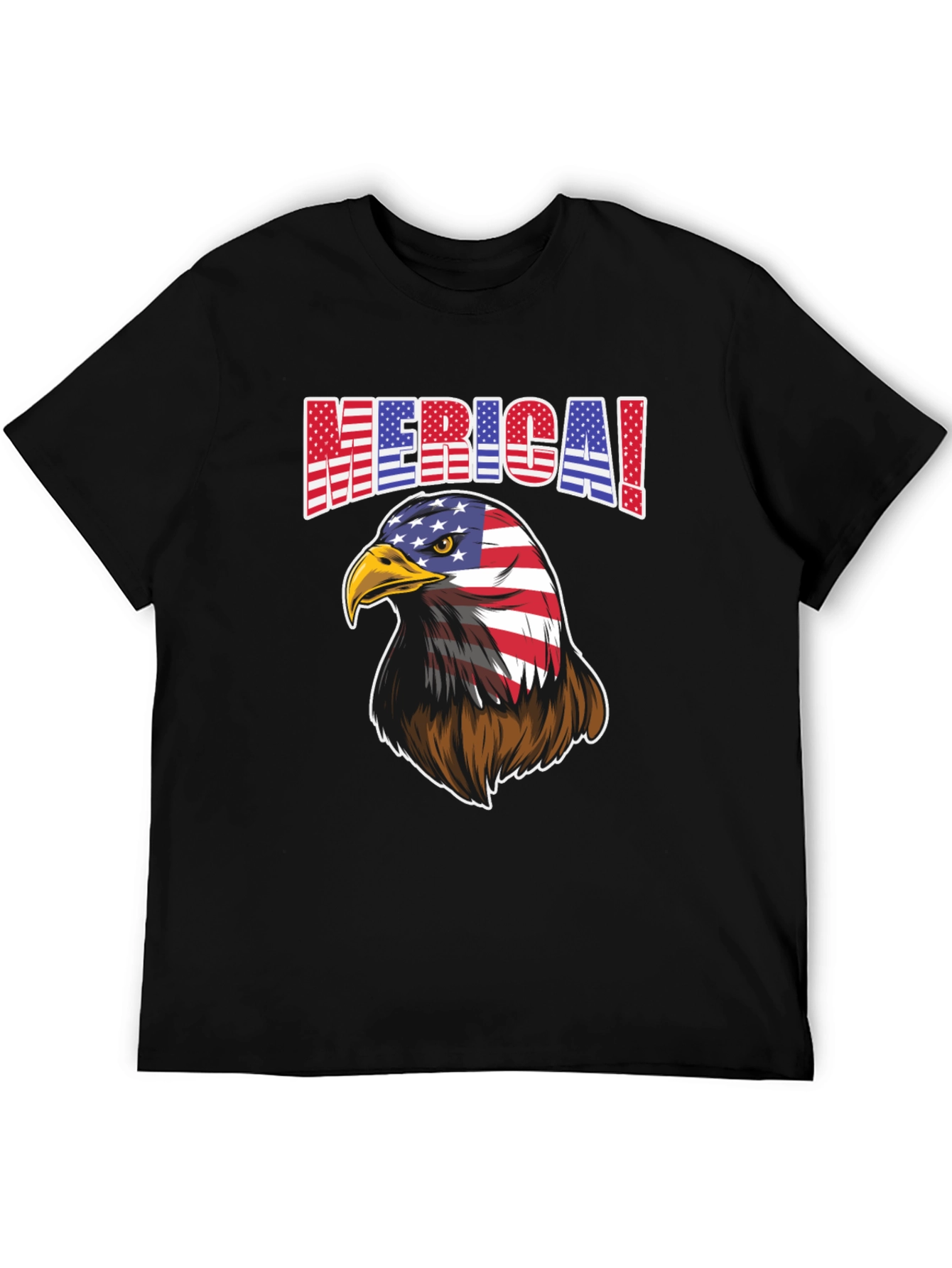 Patriotic Eagle Graphic T-Shirt - American Pride