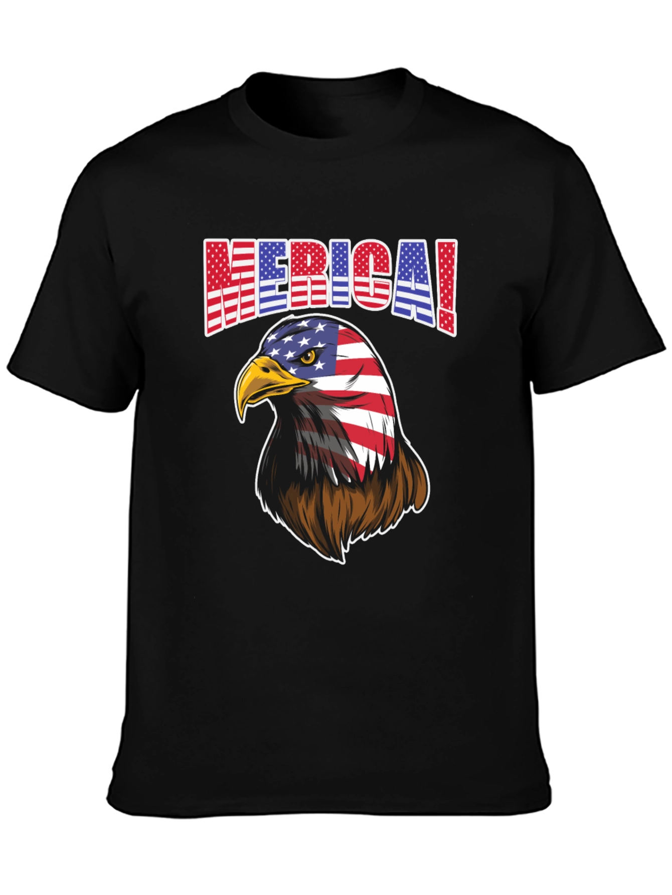 Patriotic Eagle Graphic T-Shirt - American Pride