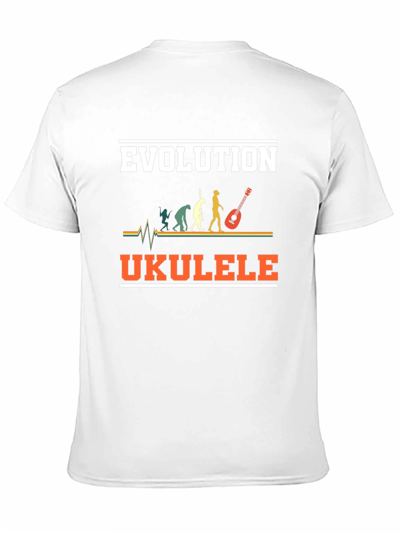 Evolution Ukulele T-Shirt Funny Musician Tee