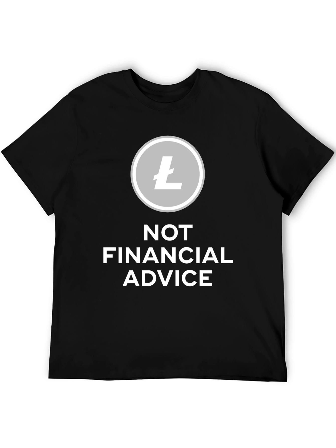 Litecoin Crypto Tee - Not Financial Advice T-Shirt