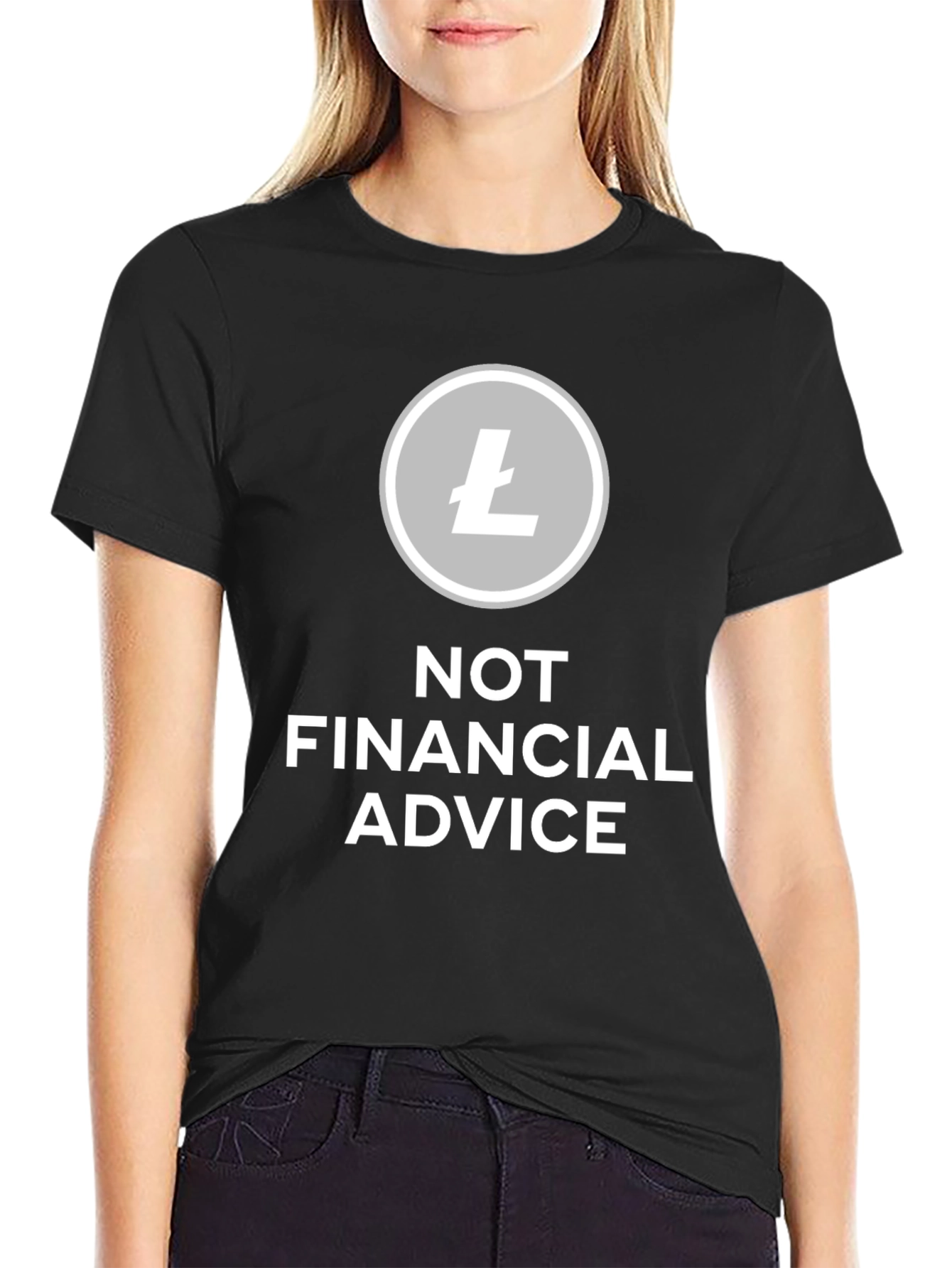 Litecoin Crypto Tee - Not Financial Advice T-Shirt