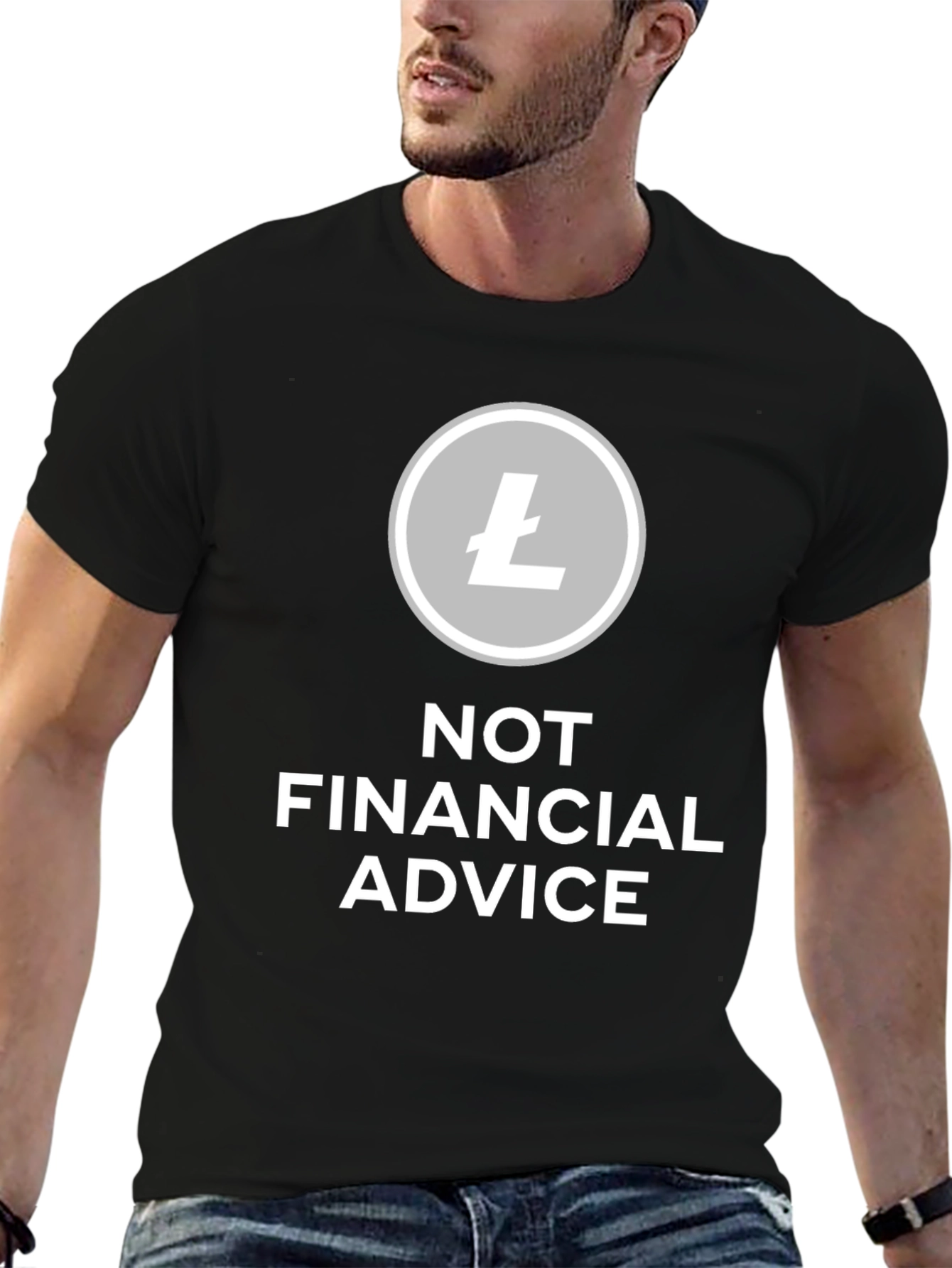 Litecoin Crypto Tee - Not Financial Advice T-Shirt