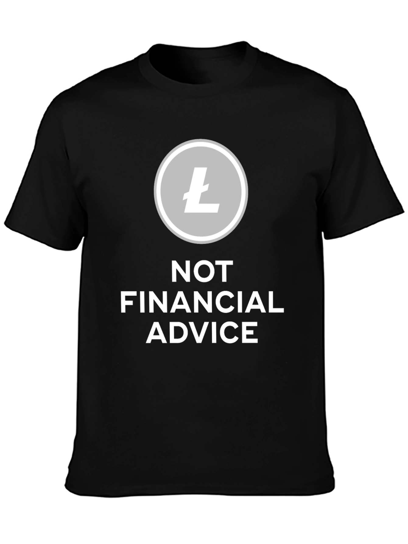 Litecoin Crypto Tee - Not Financial Advice T-Shirt