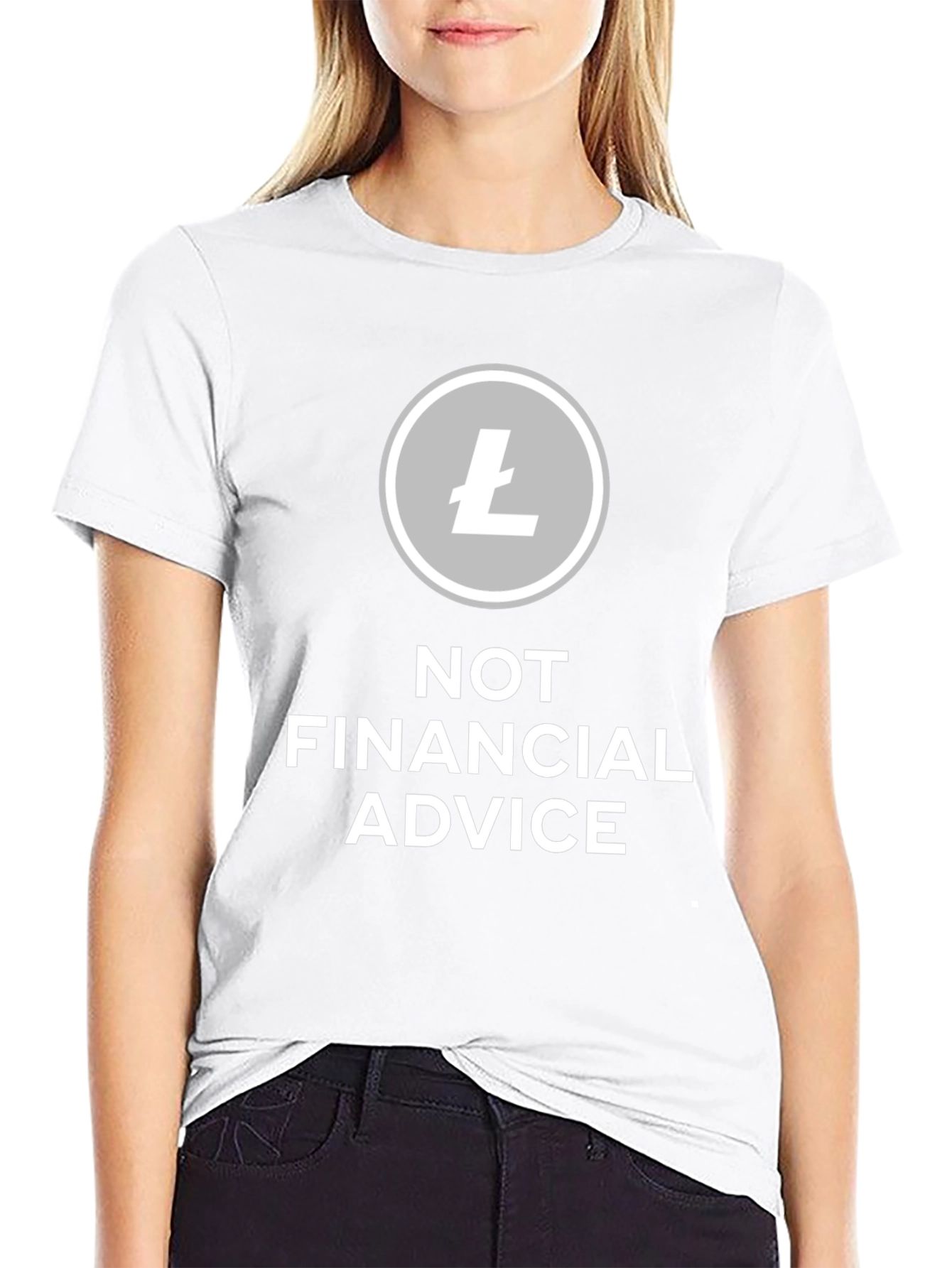 Litecoin Crypto Tee - Not Financial Advice T-Shirt