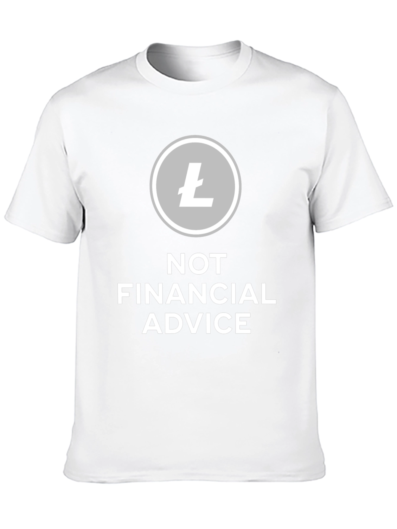 Litecoin Crypto Tee - Not Financial Advice T-Shirt