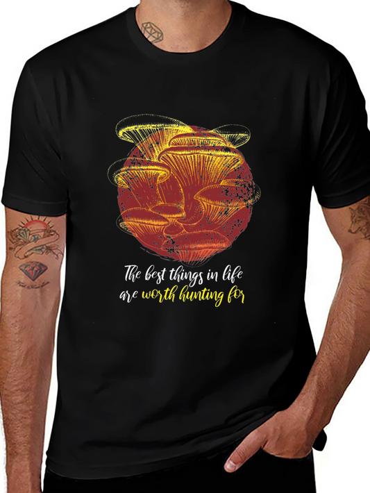 Mushroom Hunting T-Shirt - The Best Things In Life