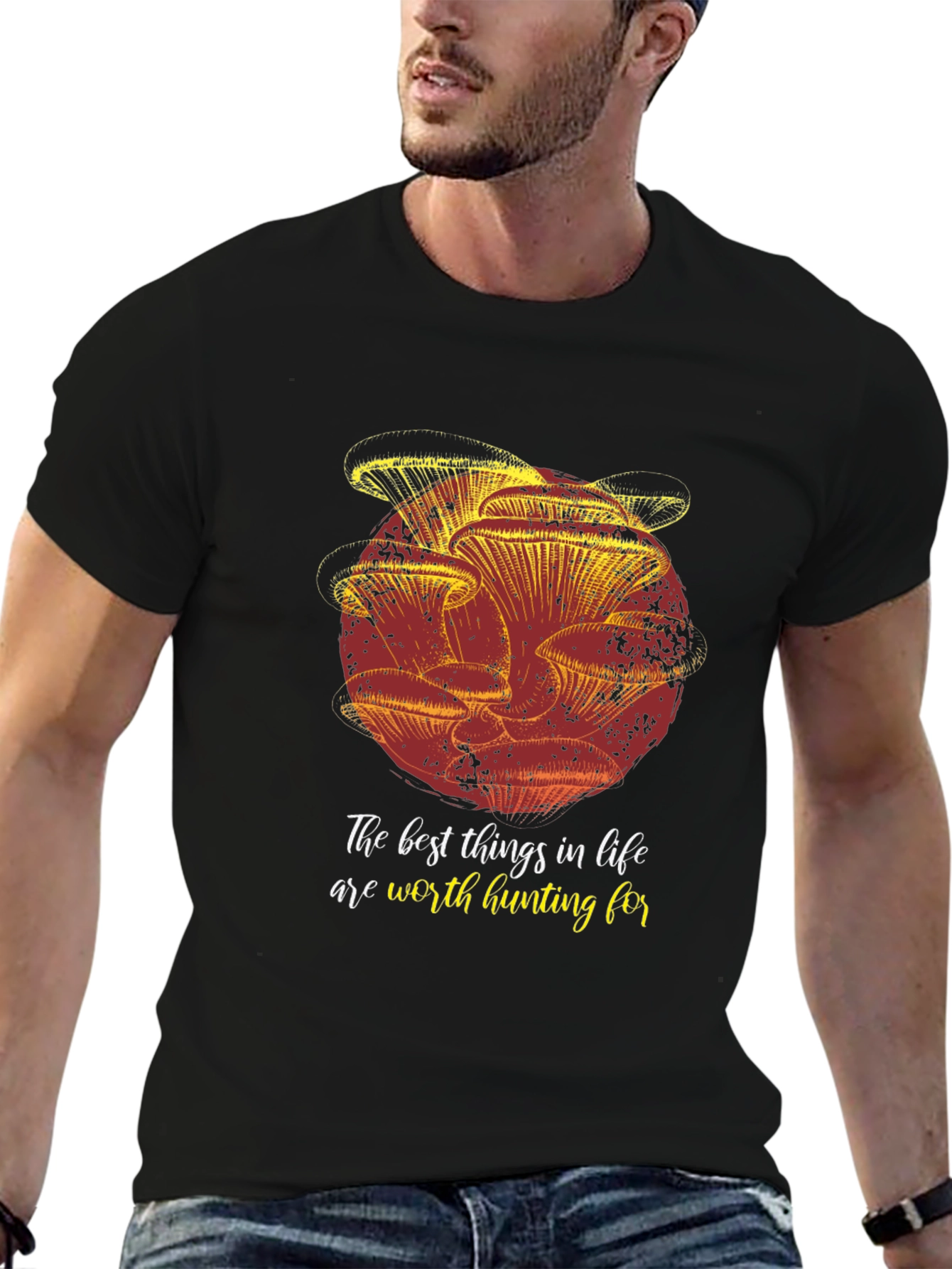 Mushroom Hunting T-Shirt - The Best Things In Life