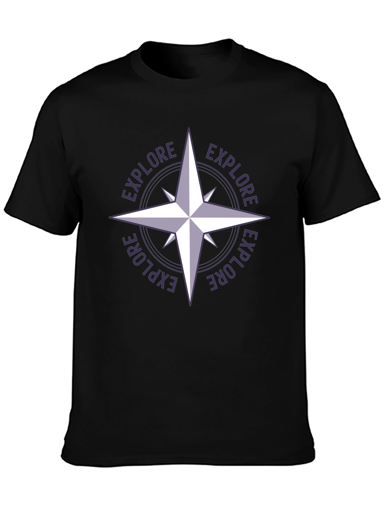 Explore Compass Graphic T-Shirt - Adventure Awaits!
