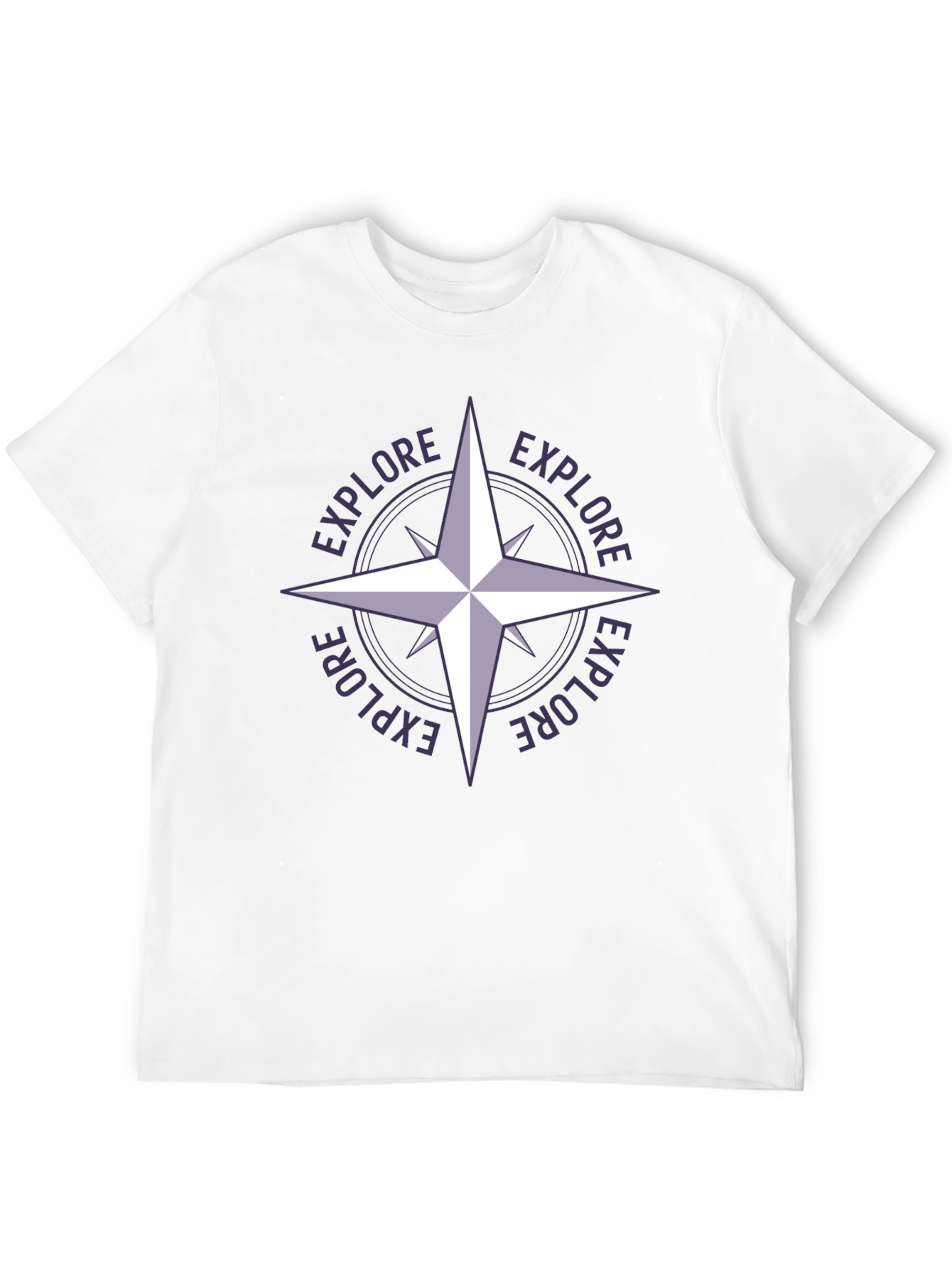 Explore Compass Graphic T-Shirt - Adventure Awaits!