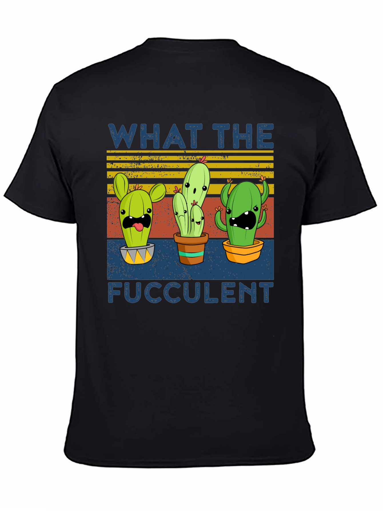 Funny Cactus Graphic Tee - What The Fucculent