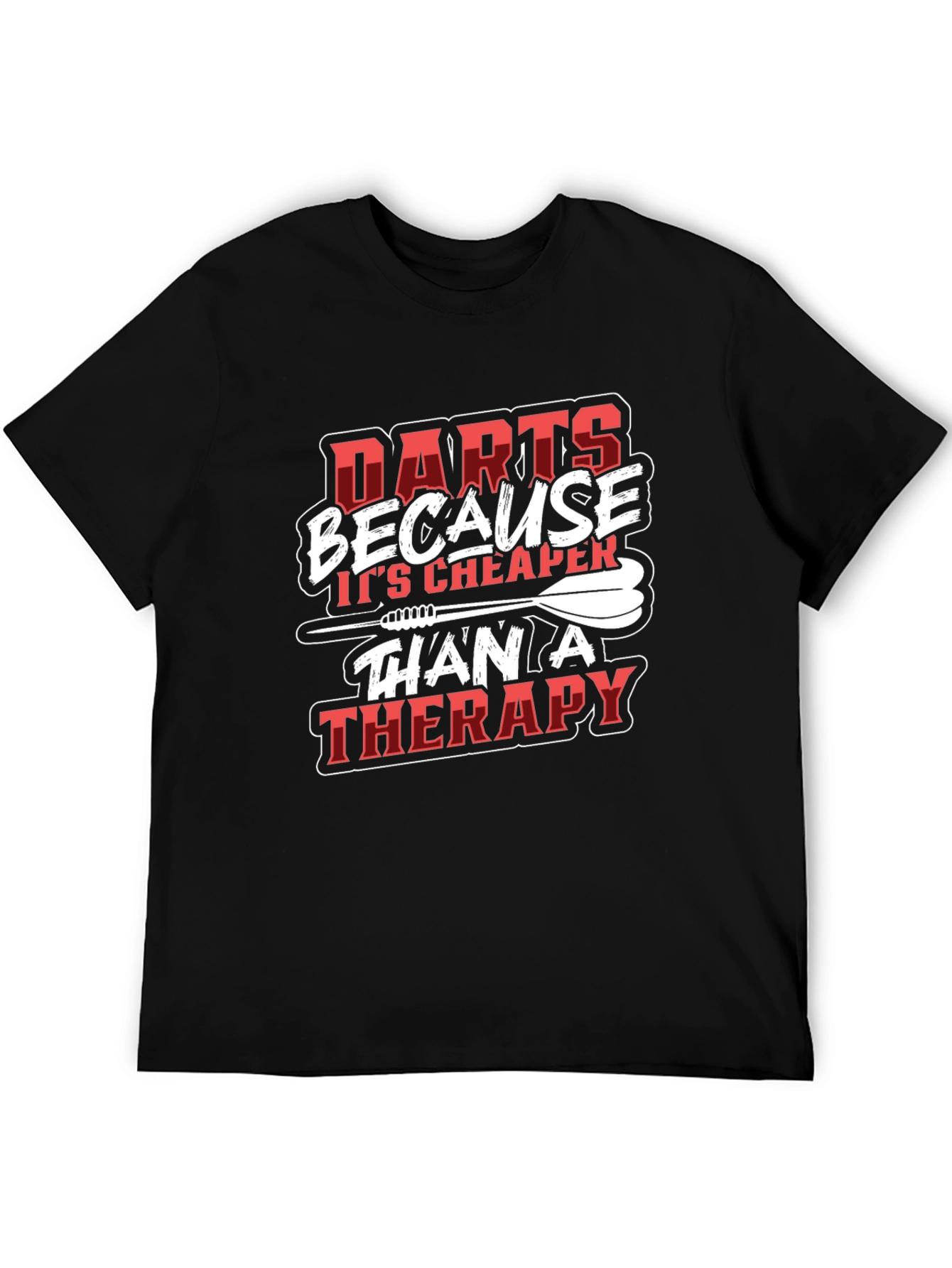 Darts Therapy Funny T-Shirt