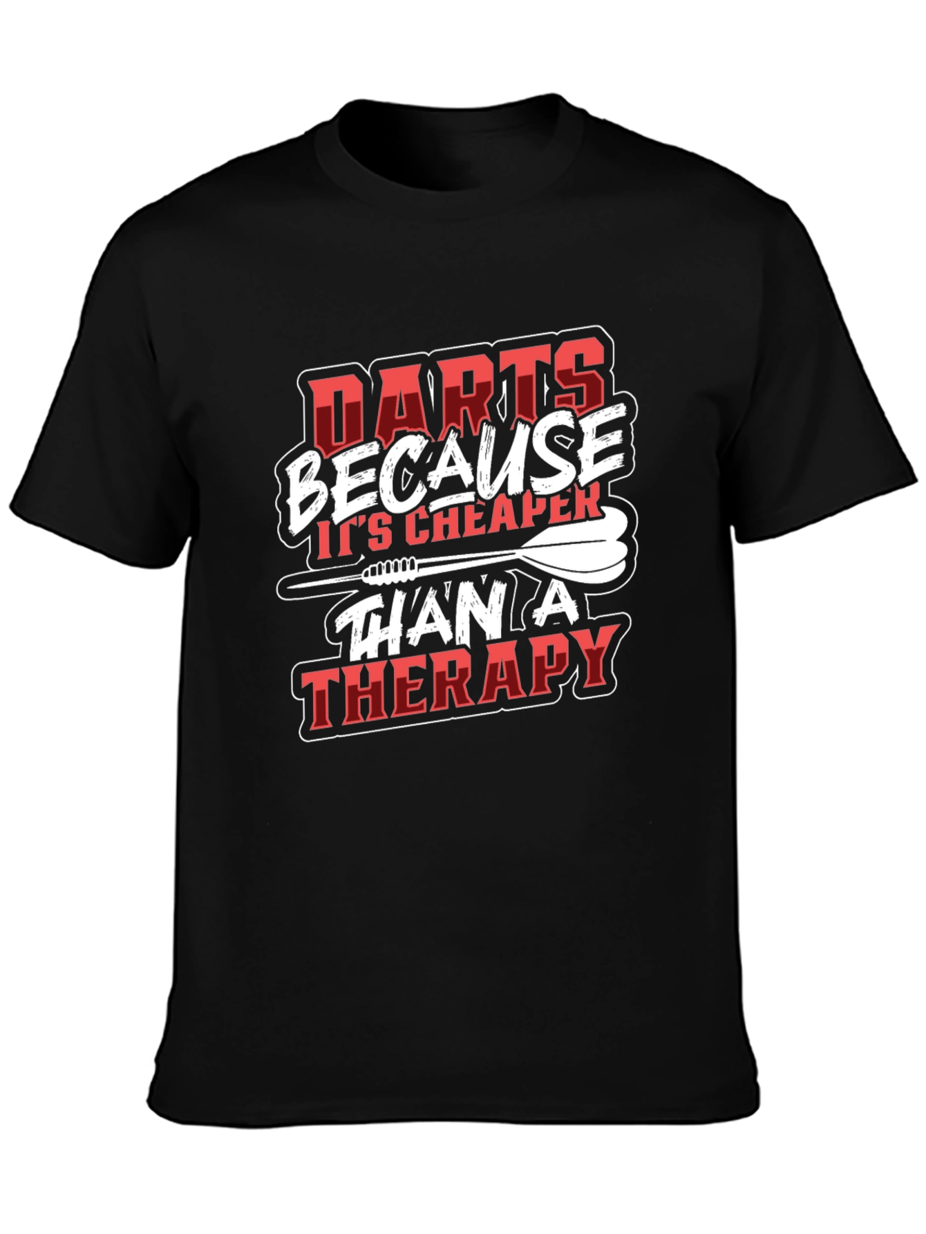 Darts Therapy Funny T-Shirt