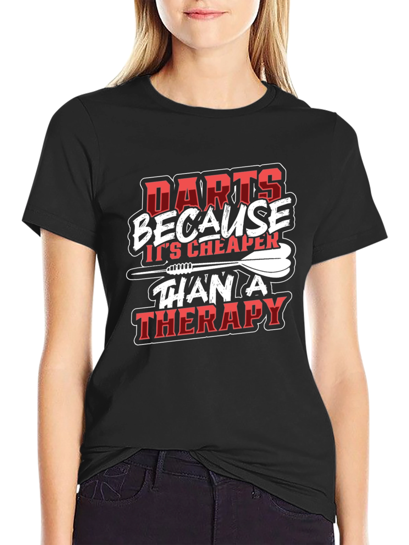 Darts Therapy Funny T-Shirt