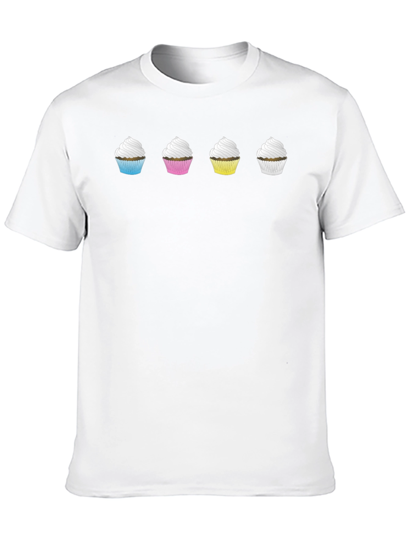 Cupcake Row Graphic T-Shirt