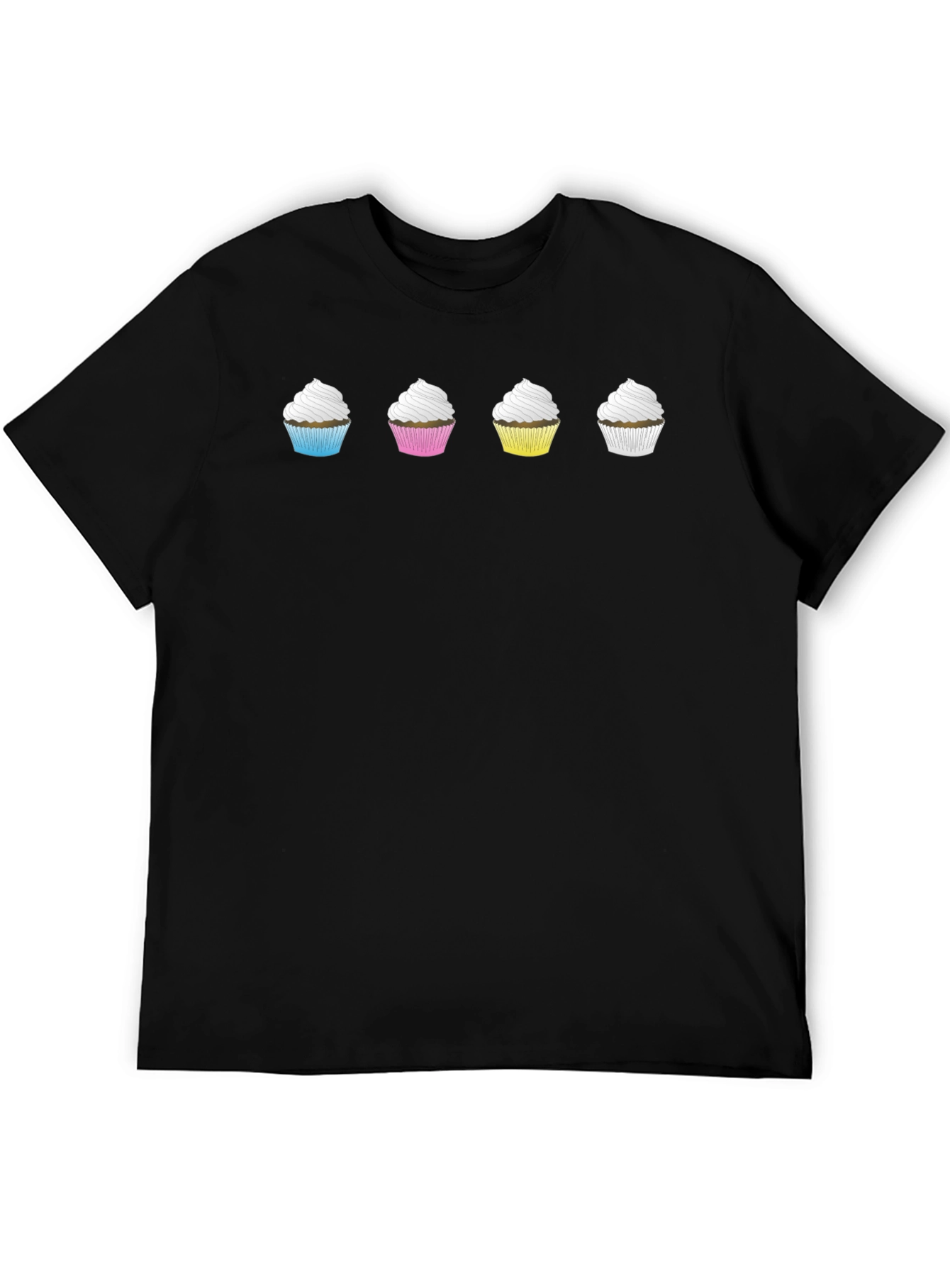 Cupcake Row Graphic T-Shirt
