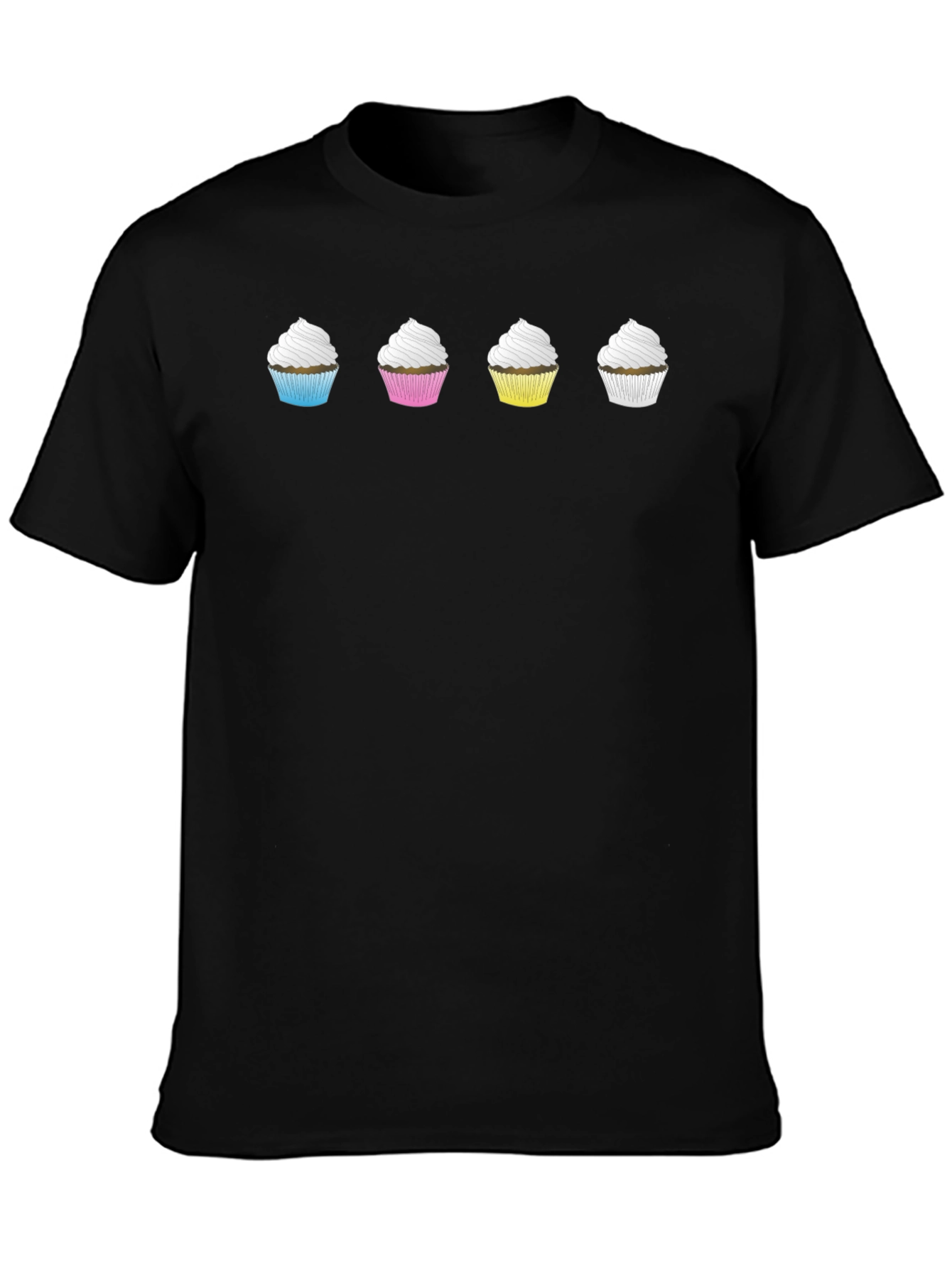 Cupcake Row Graphic T-Shirt