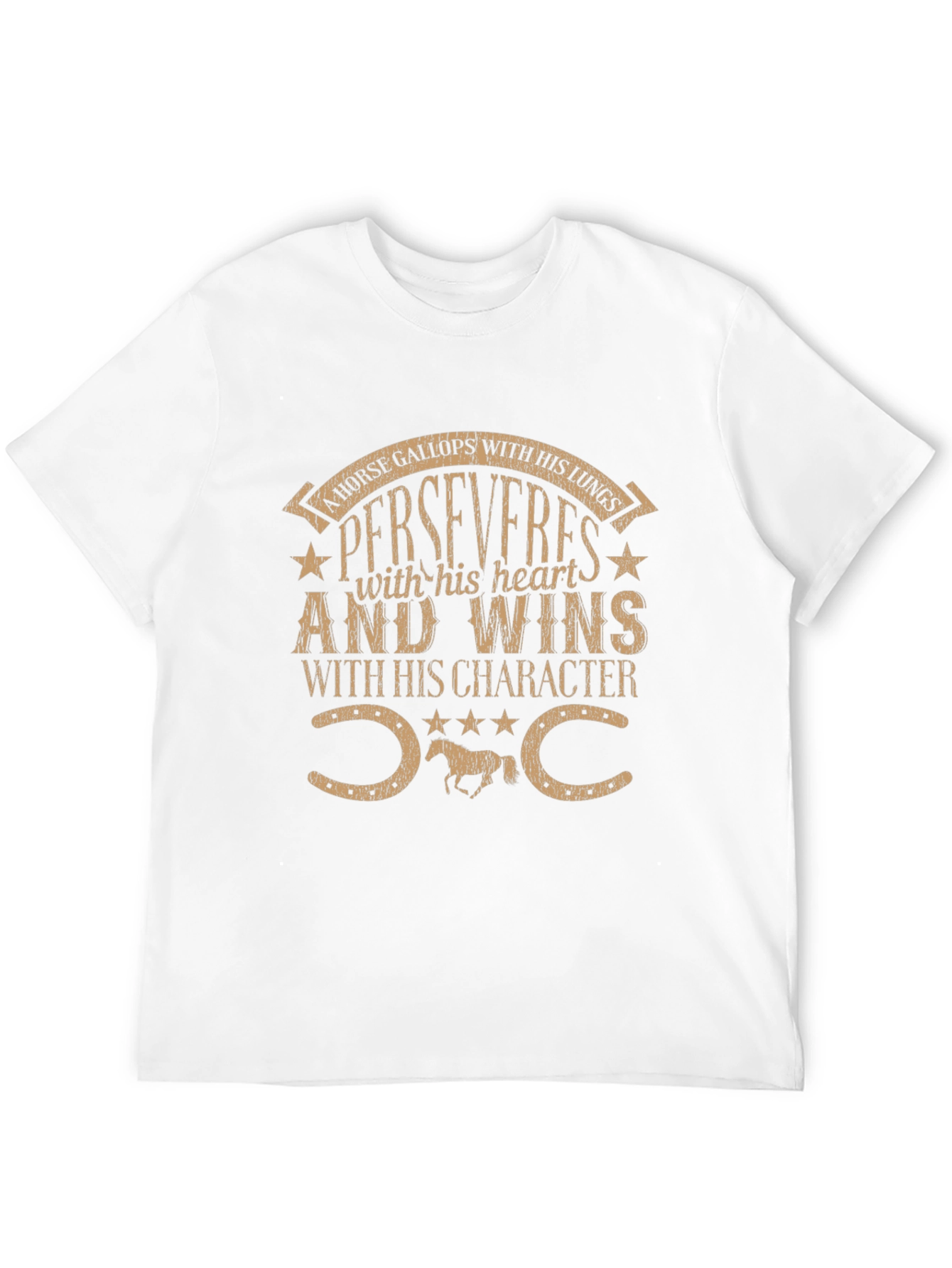 Horse Perseverance Graphic T-Shirt